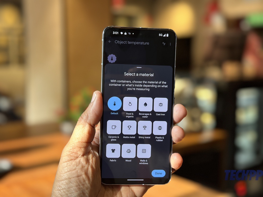 Как пользоваться датчиком Pixel 8 Pro