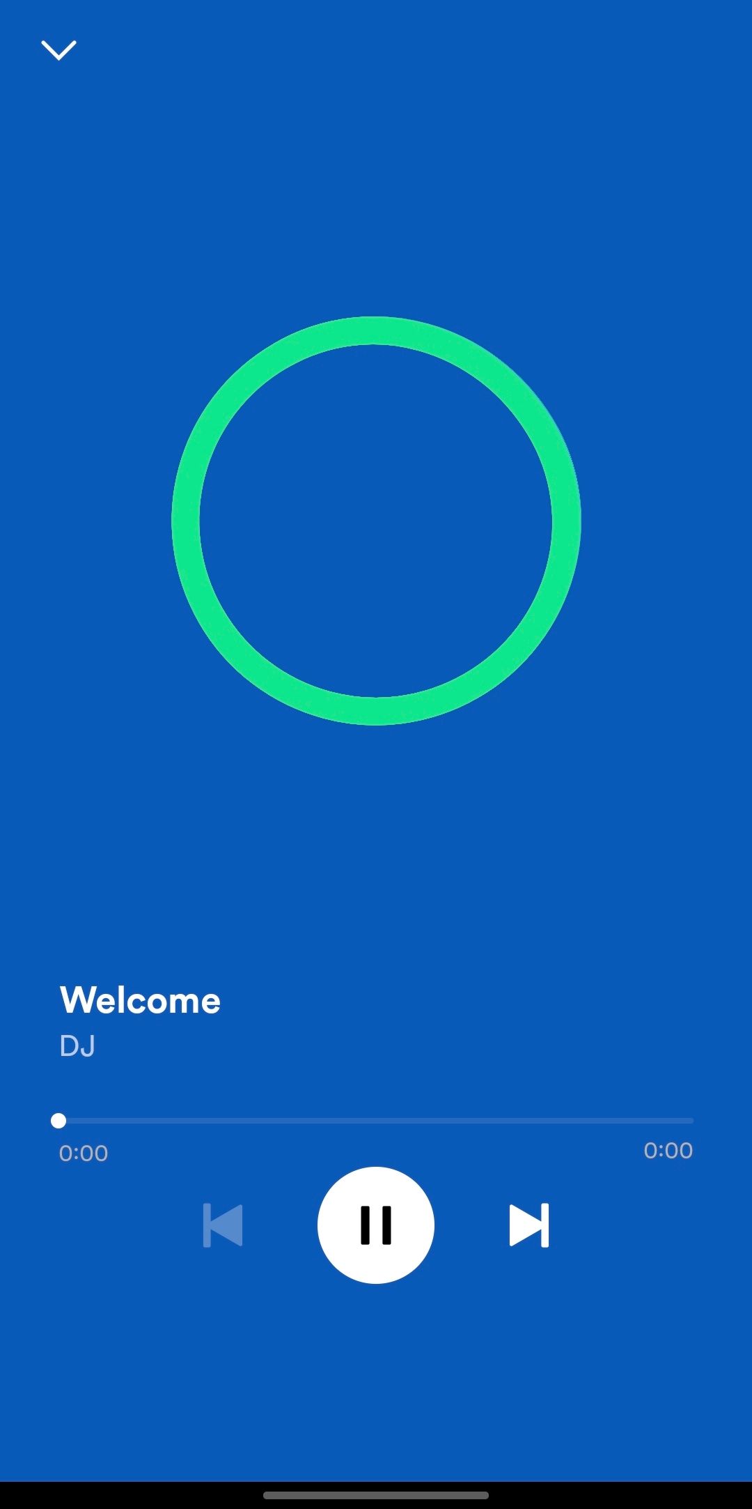 Скриншот AI DJ в приложении Spotify