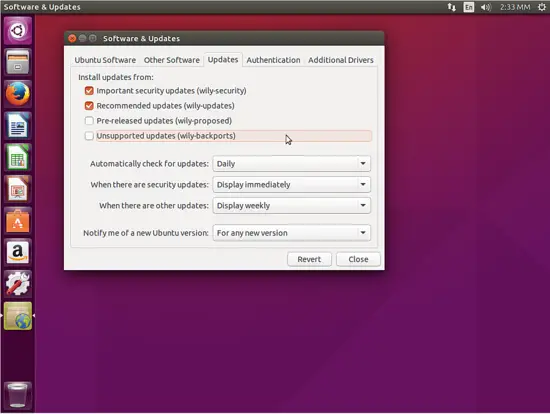 Ubuntu in Rolling Release umwandeln - Schritt 7: unzuverlässige Kanäle deaktivieren