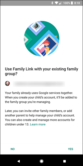 Поле создания Gmail-адреса ребёнка