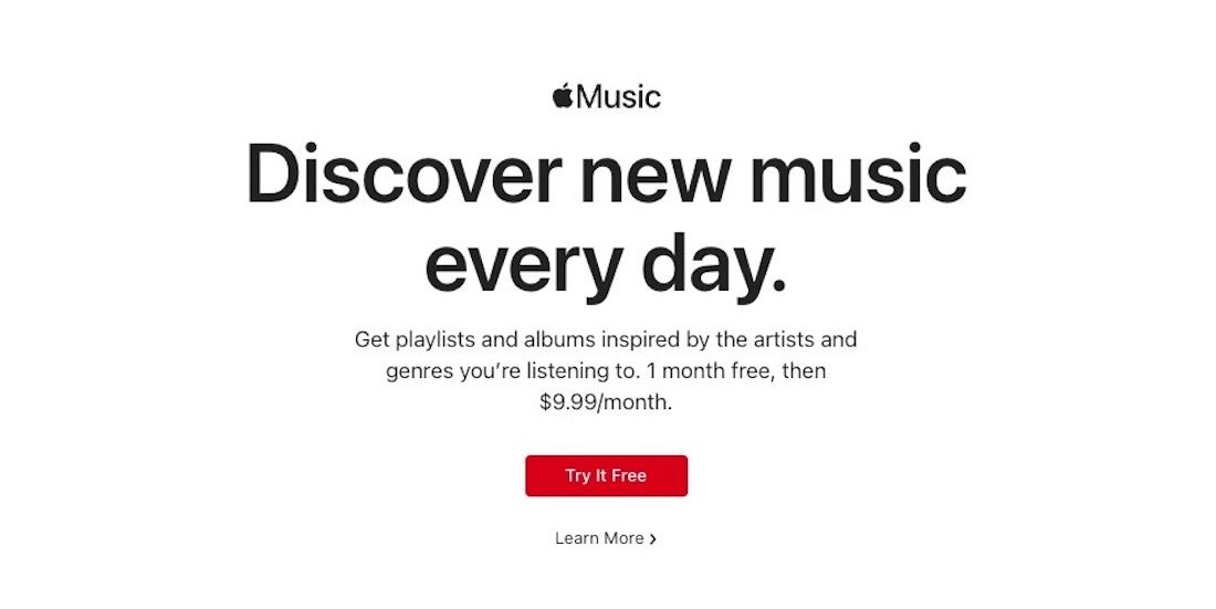 Apple Music reduced trial period