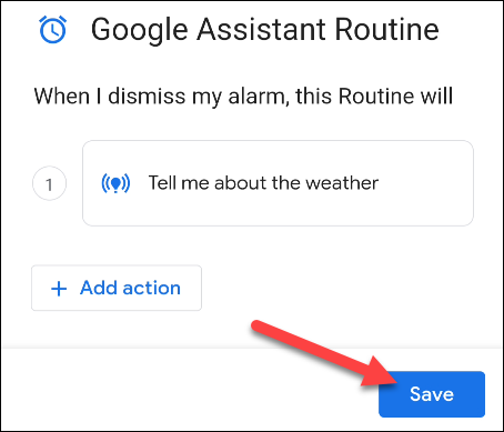 Сохраните рутину
