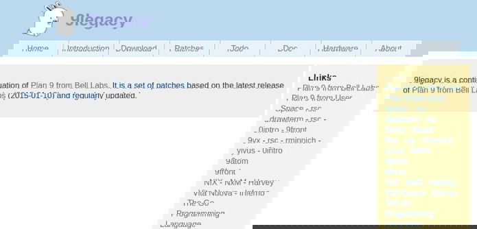 Вид сайта Plan 9 и исторические артефакты