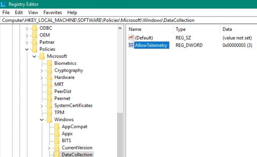 Using Registry Editor - How to Disable Compattelrunner.exe