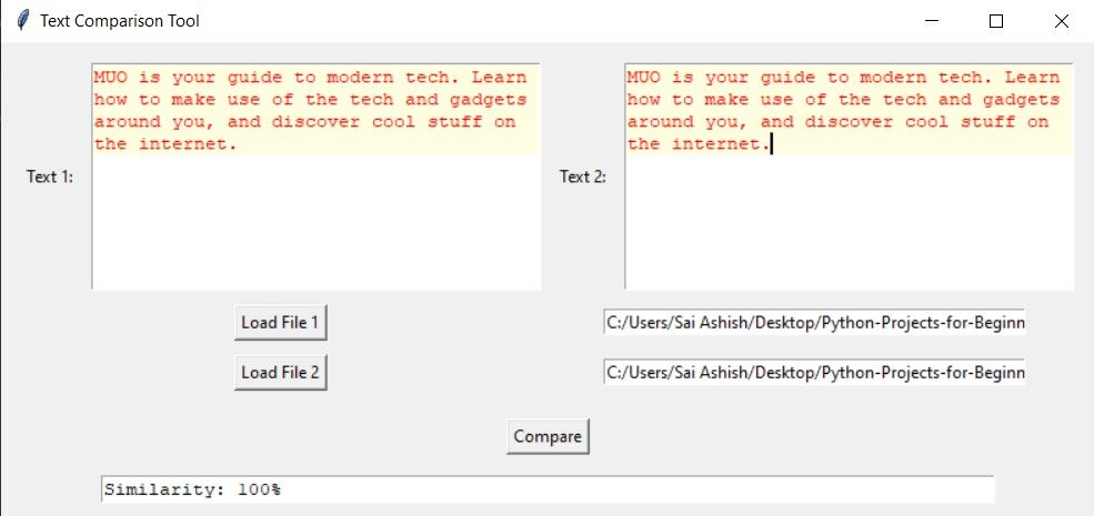 Приложение детектора плагиата с полной схожестью