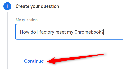 Форма для ввода вопроса и описания проблемы