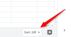 Автоматическая сумма в Google Sheets