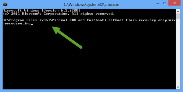 TWRP-Recovery per Fastboot auf OnePlus X flashen
