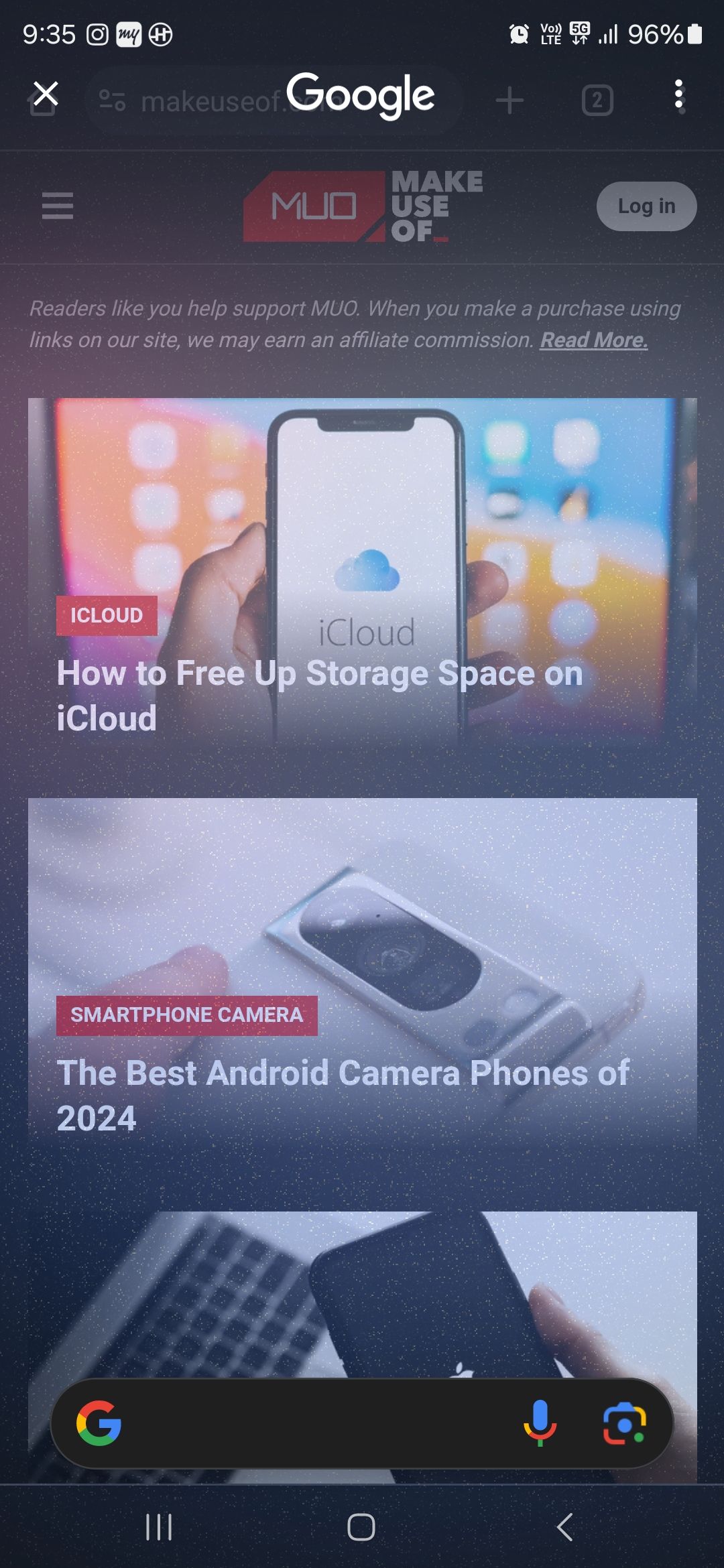 Circle to Search на Samsung Galaxy S24
