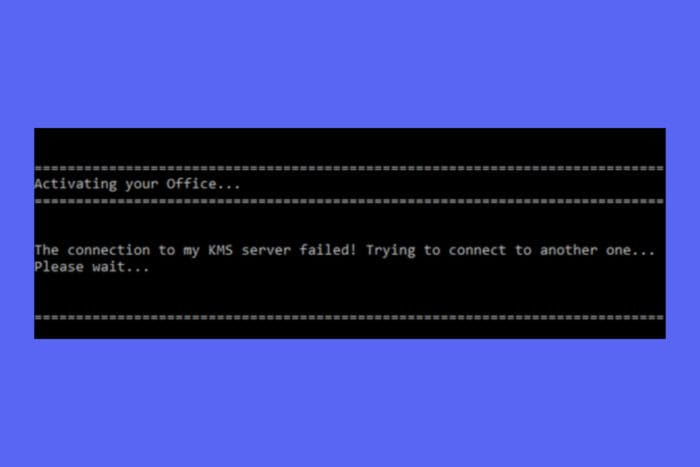 KMS‑сервер: ошибка подключения — быстрые решения