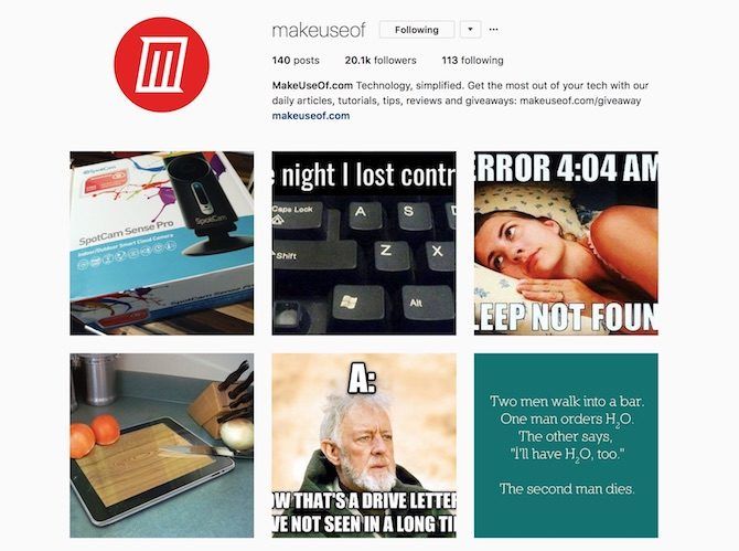 Пример био в Instagram с ссылкой