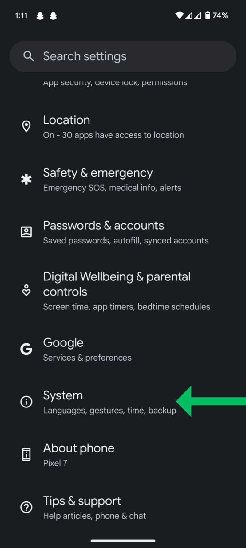 Сброс настроек в Android для восстановления из резервной копии