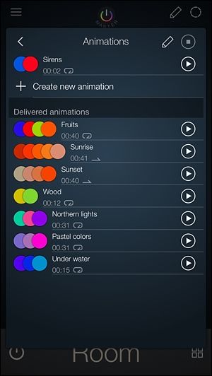Готовая анимация в списке