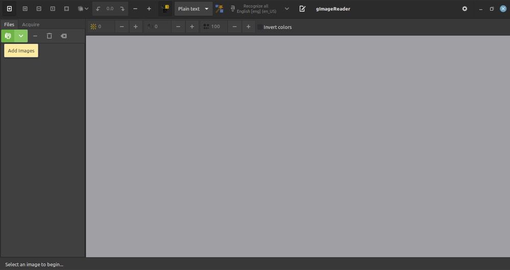 Добавление изображения в gImageReader