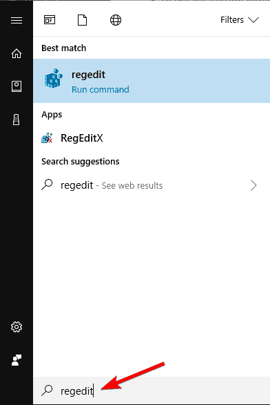 regedit search DVD writer not working properly