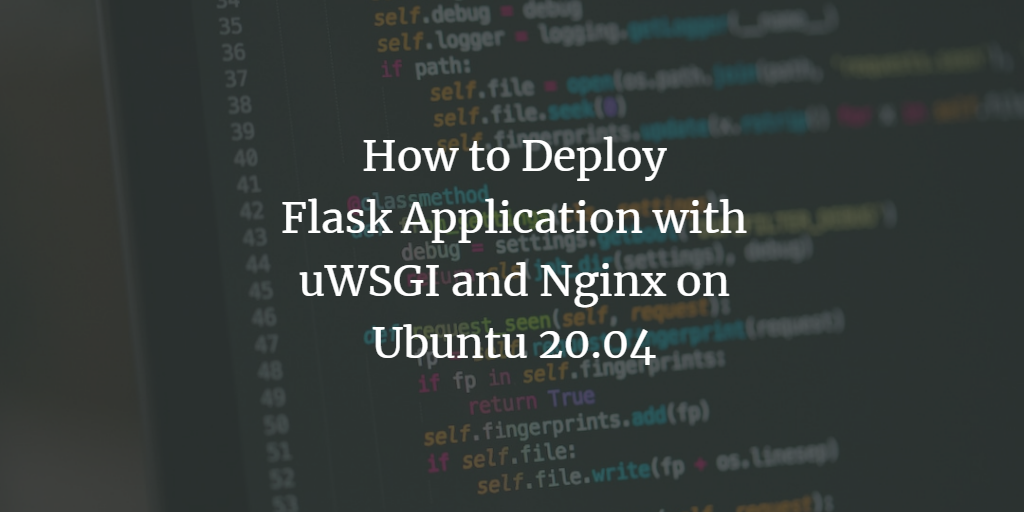 Развёртывание Flask с uWSGI и Nginx