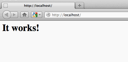 Включение Apache, PHP и MySQL на Mac