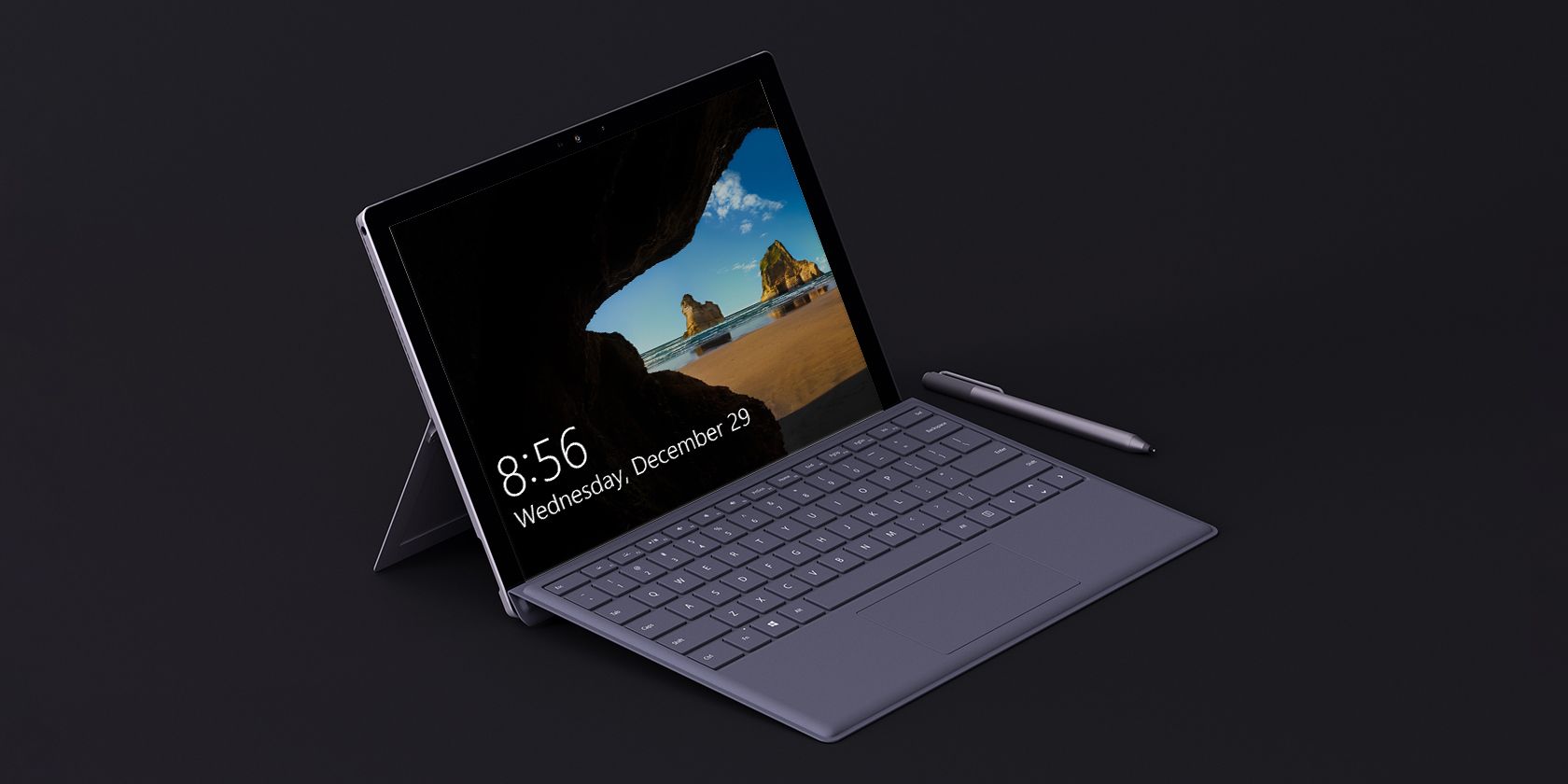 Сообщение на экране входа Windows 10