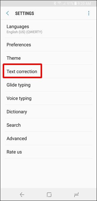 Скриншот: переключатель Блокировать оскорбительные слова в Gboard