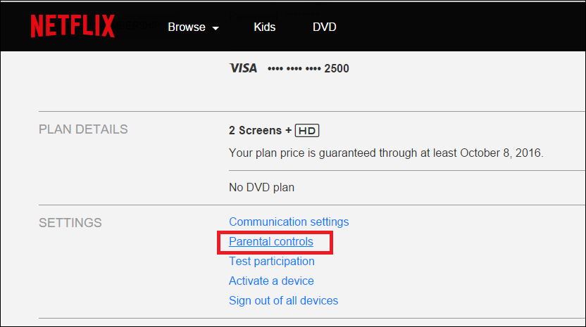 Настройки профиля «Дети» и выбор возрастного уровня для доступа к контенту