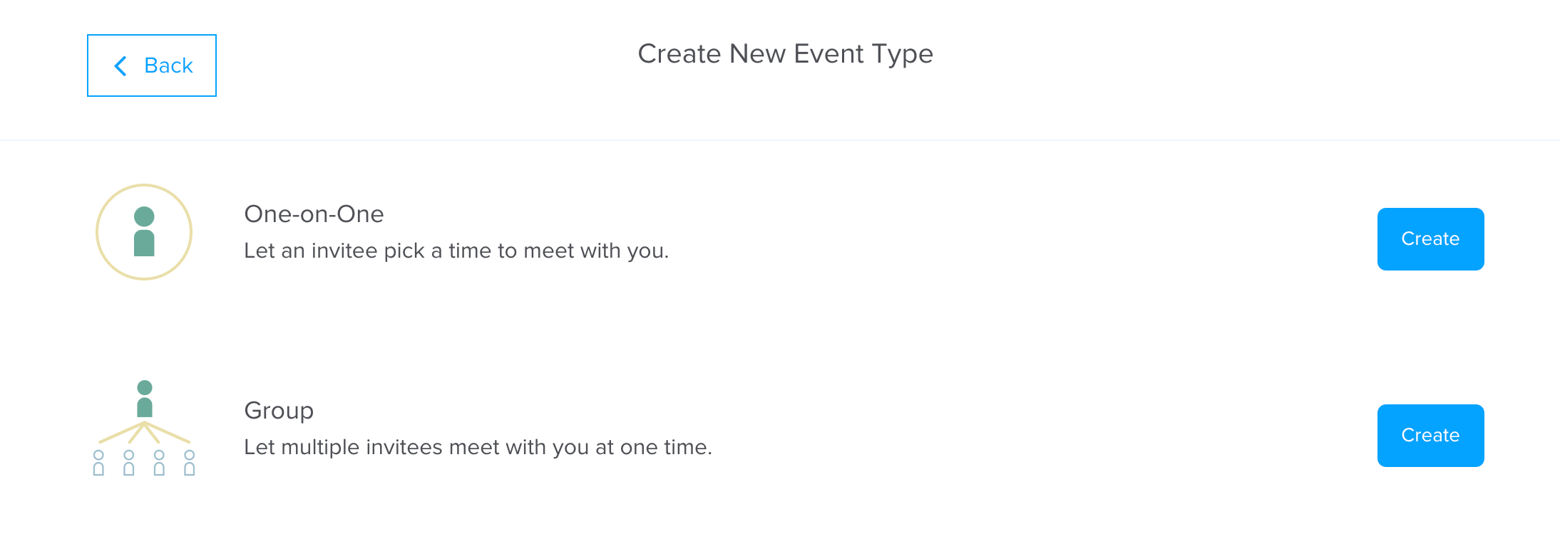 Выберите индивидуальное или групповое событие
