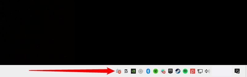 Иконка заблокированной клавиатуры на рабочем столе. 