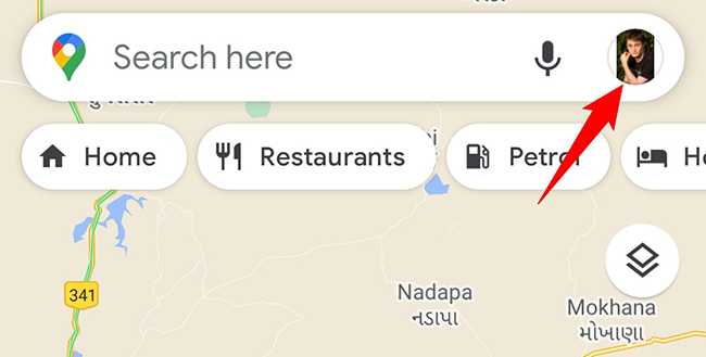 Тёмная тема Google Maps на Android