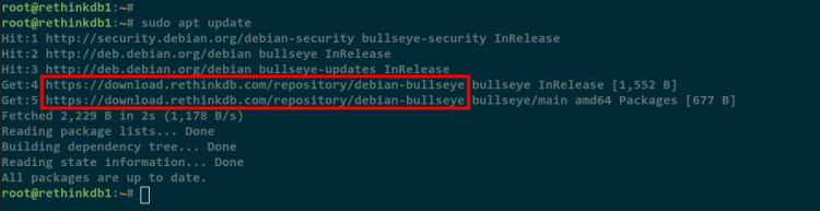 RethinkDB на Debian 11 — установка и настройка