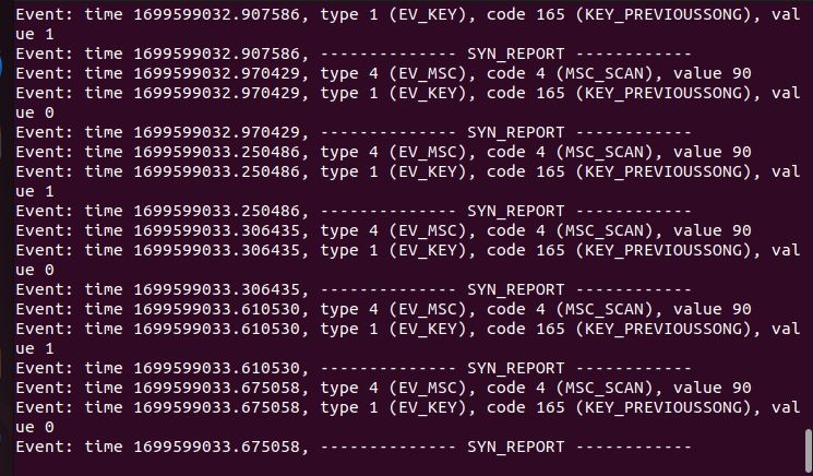 Мониторинг событий клавиатуры в терминале Linux