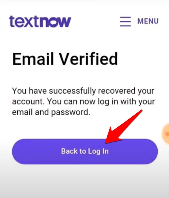 Notification : E‑mail vérifié