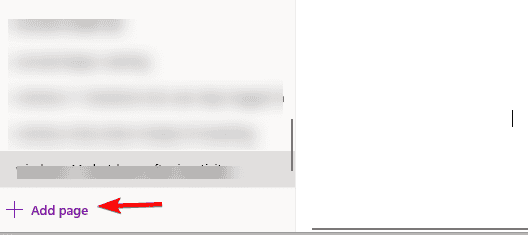 Пример структуры разделов и страниц в OneNote