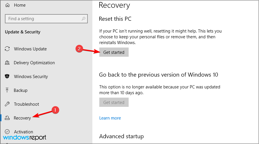 Сброс Windows 10 через Cloud download — инструкция