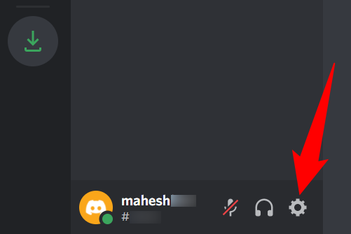 Выберите «Настройки пользователя» внизу.