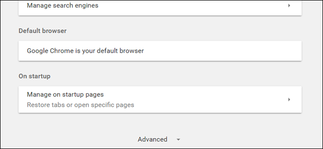 Настройки контента в Chrome