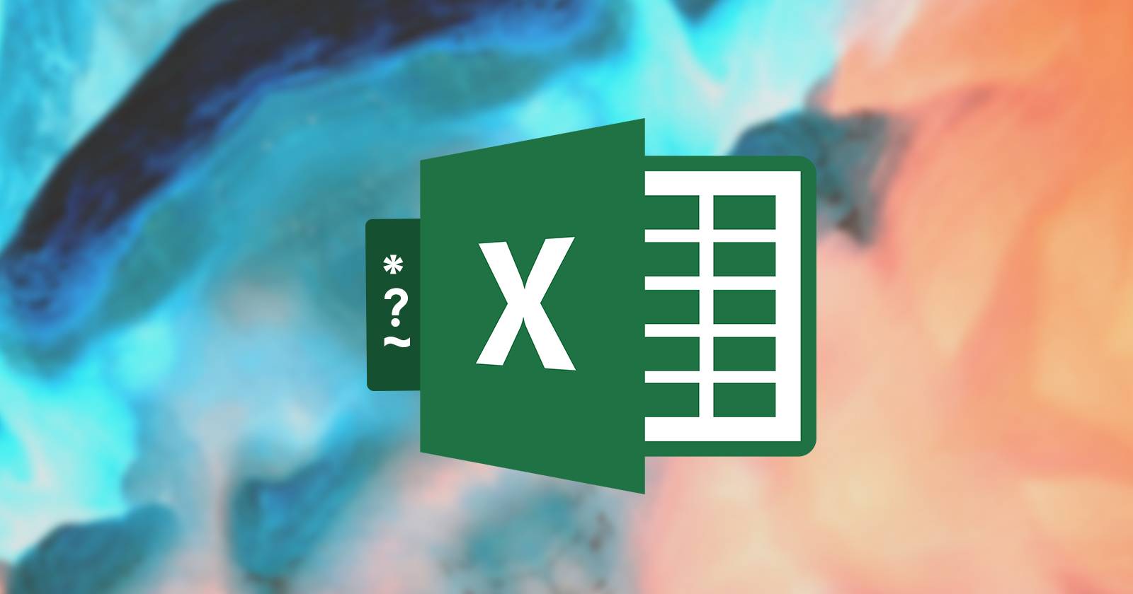 Иллюстрация подстановочных символов в Excel: примеры поиска