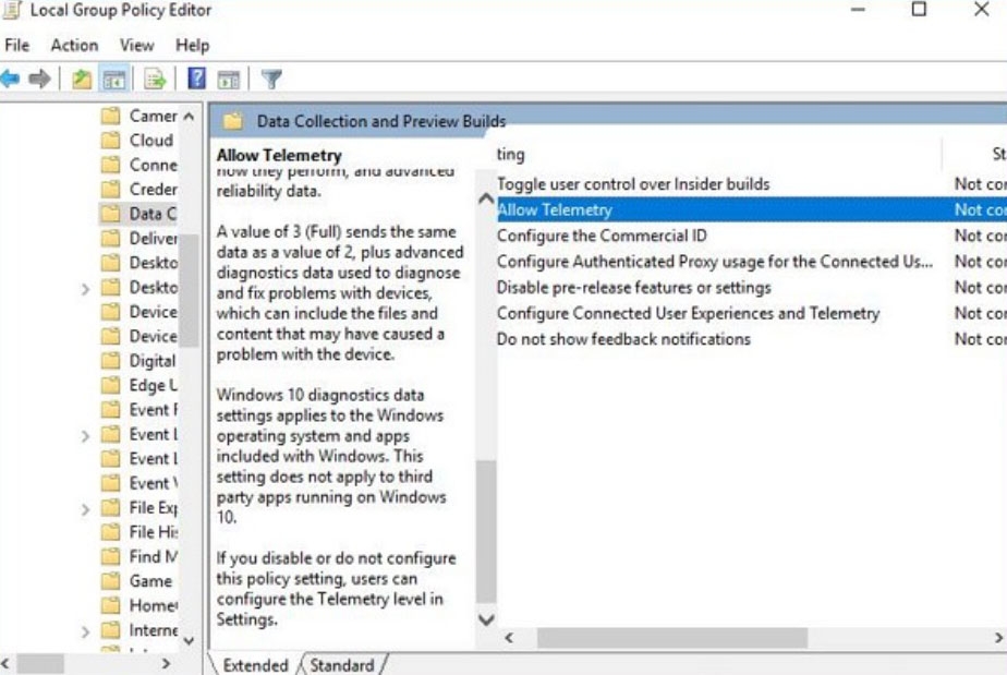 Using Group Policy Editor - How to Disable Compattelrunner.exe