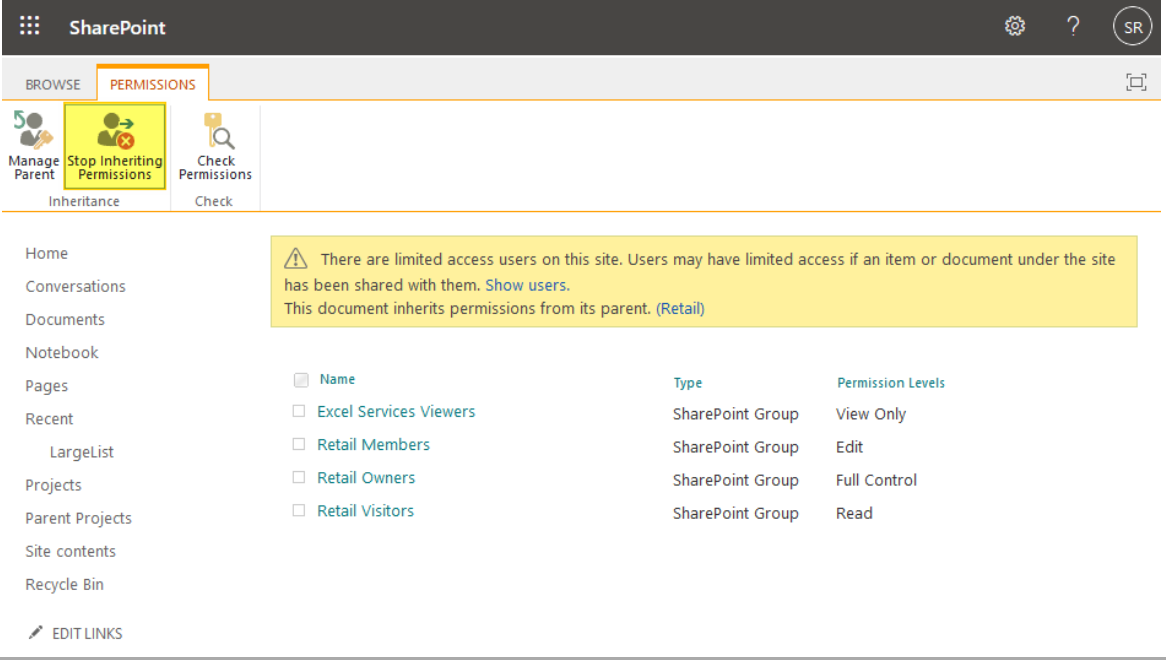 Проверка разрешений доступа к файлу в SharePoint