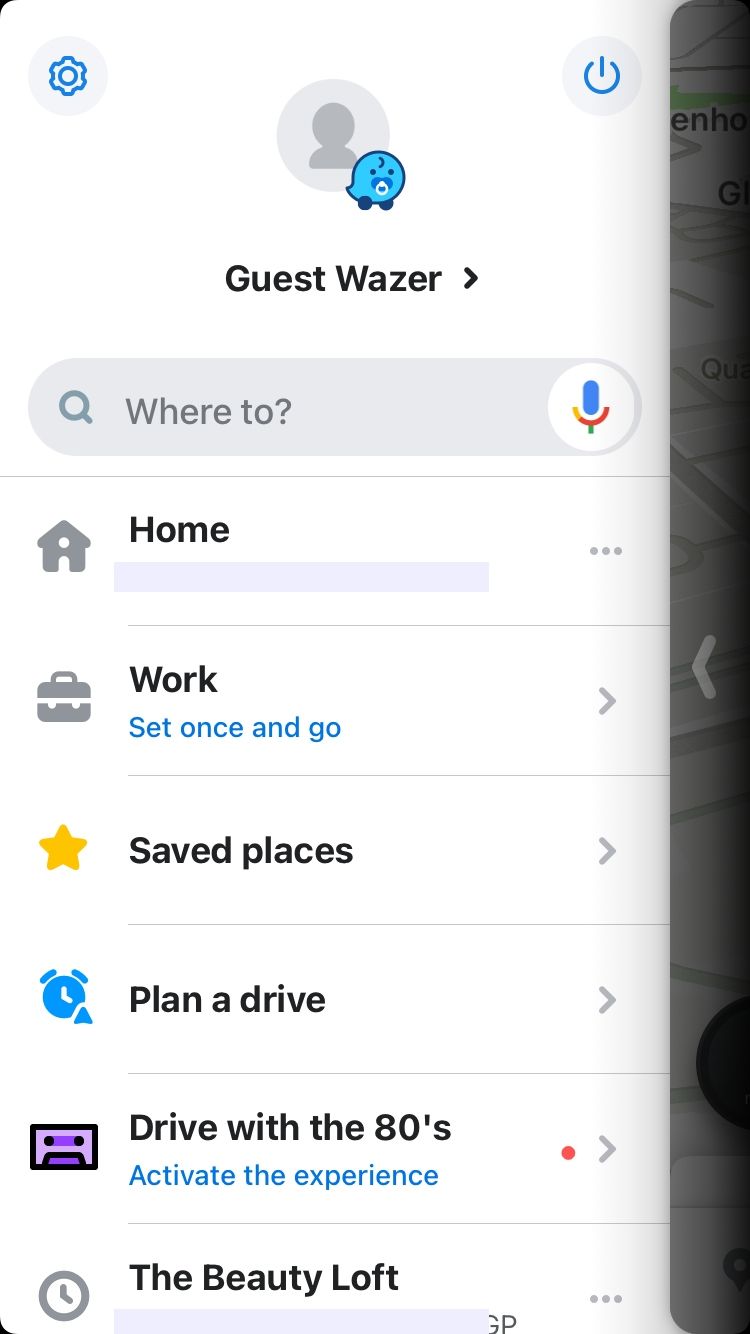 Страница Мой Waze