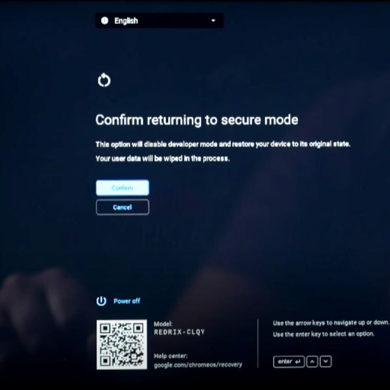 Переход в защищённый режим ChromeOS