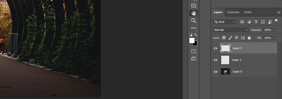 Шаг 7: второй пустой слой