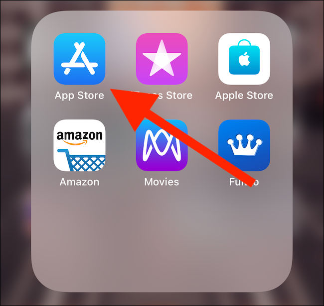 Откройте приложение App Store на iPhone или iPad