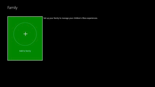 Добавление в семейную группу