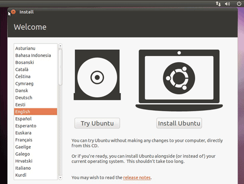 Install ubuntu