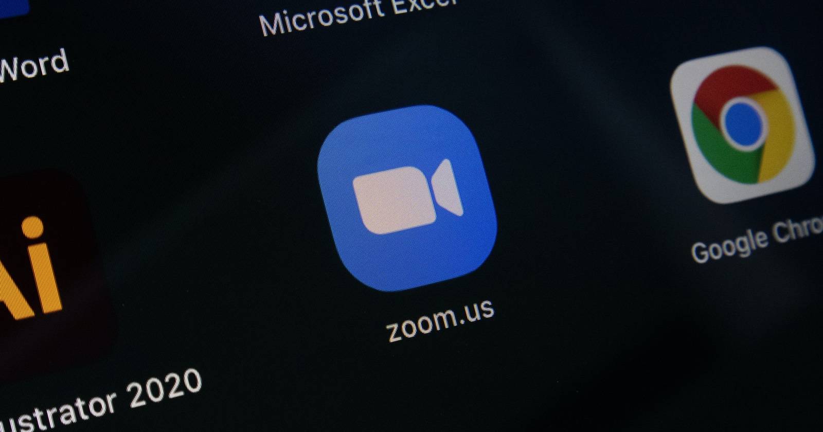 Значок приложения Zoom на iPad