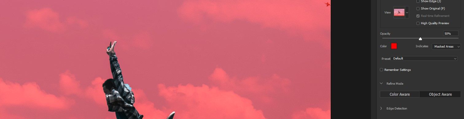 Параметры уточнения краёв