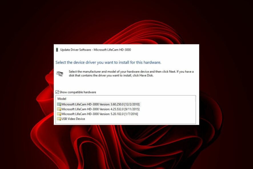 Установка драйверов Microsoft LifeCam в Windows 11