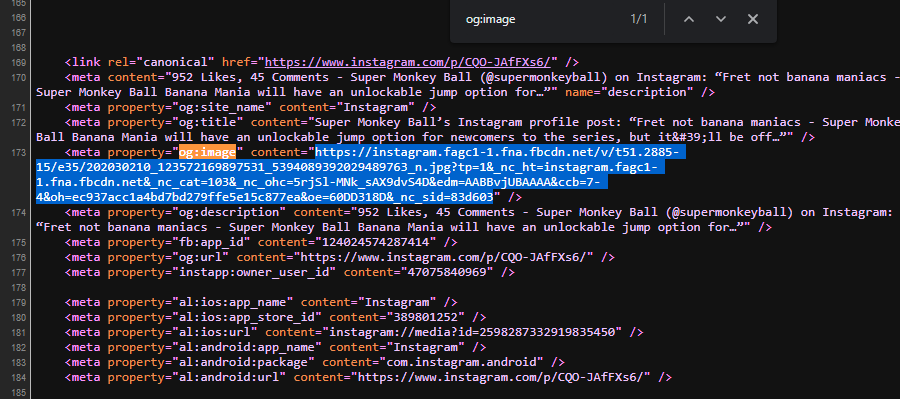 Instagram Access Image From Source