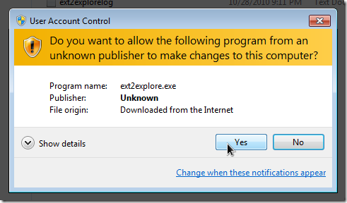 Предупреждение безопасности Windows