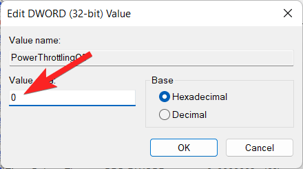 Captura donde se asigna 0 en el campo de datos del valor EnableSmartScreen