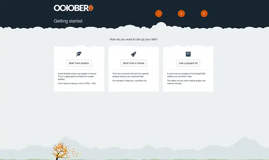 Начало работы с OctoberCMS